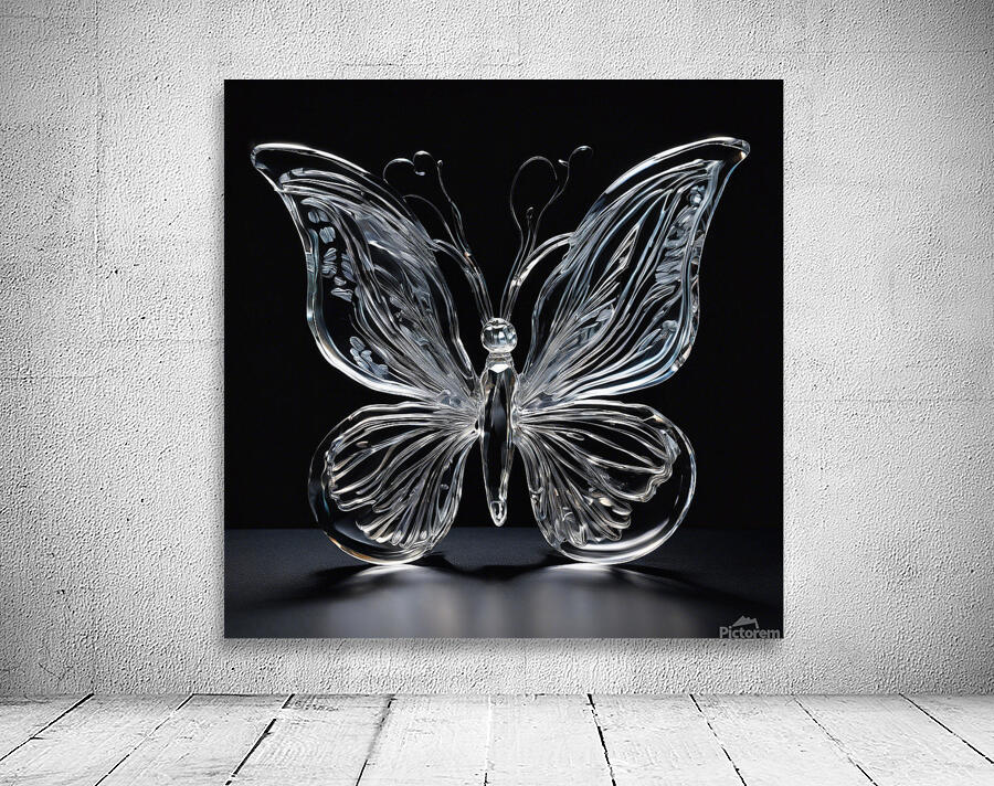 a breathtaking crystal quartz glass sculptu ofdel Wall Preview