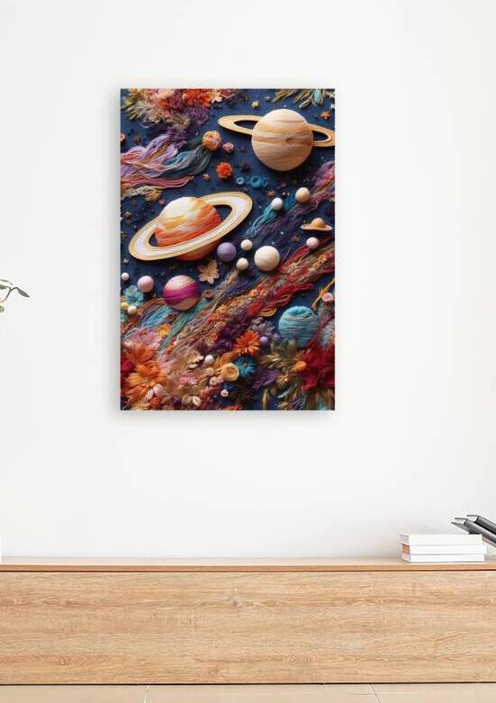 A meticulously crafted spacethemed embroi by zouhair abounajda