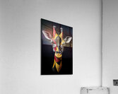 geometric giraffe john print Acrylic Print