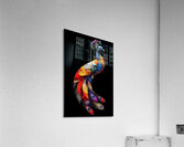 peacock John print Acrylic Print