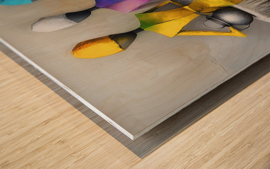 ABS 02552 Wood print
