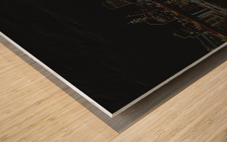 ABS 02017 Wood print