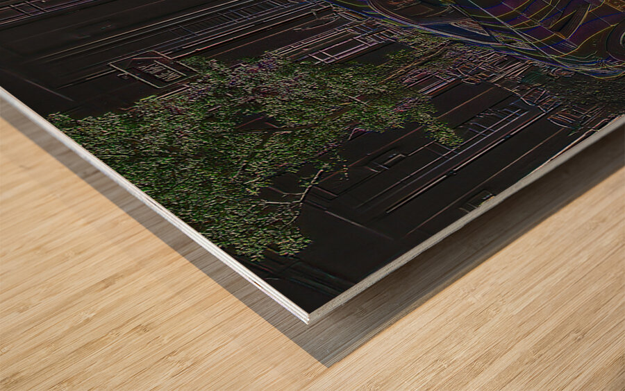 ABS 02029 Wood print