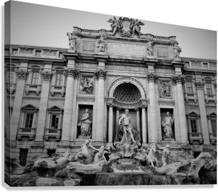Piazza di. Trevi  Canvas Print