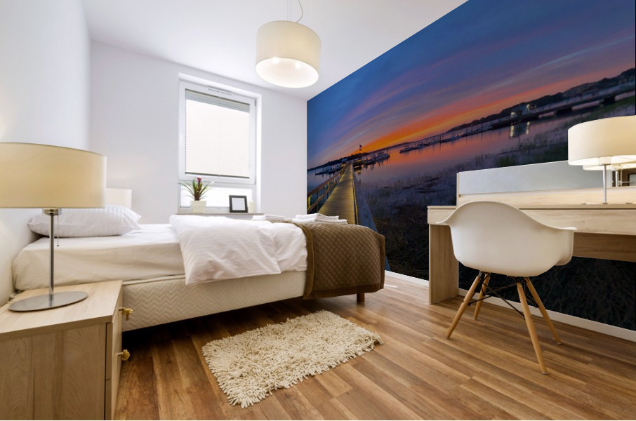 Blue  Mural print