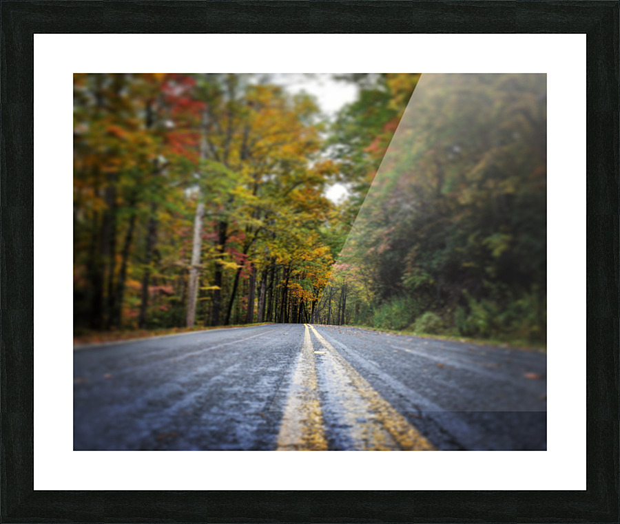 Mountain Drive  Picture Frame print