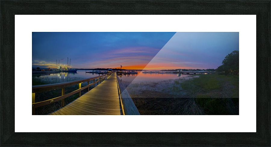 Blue  Picture Frame print