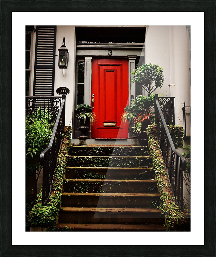 Red Picture Frame print