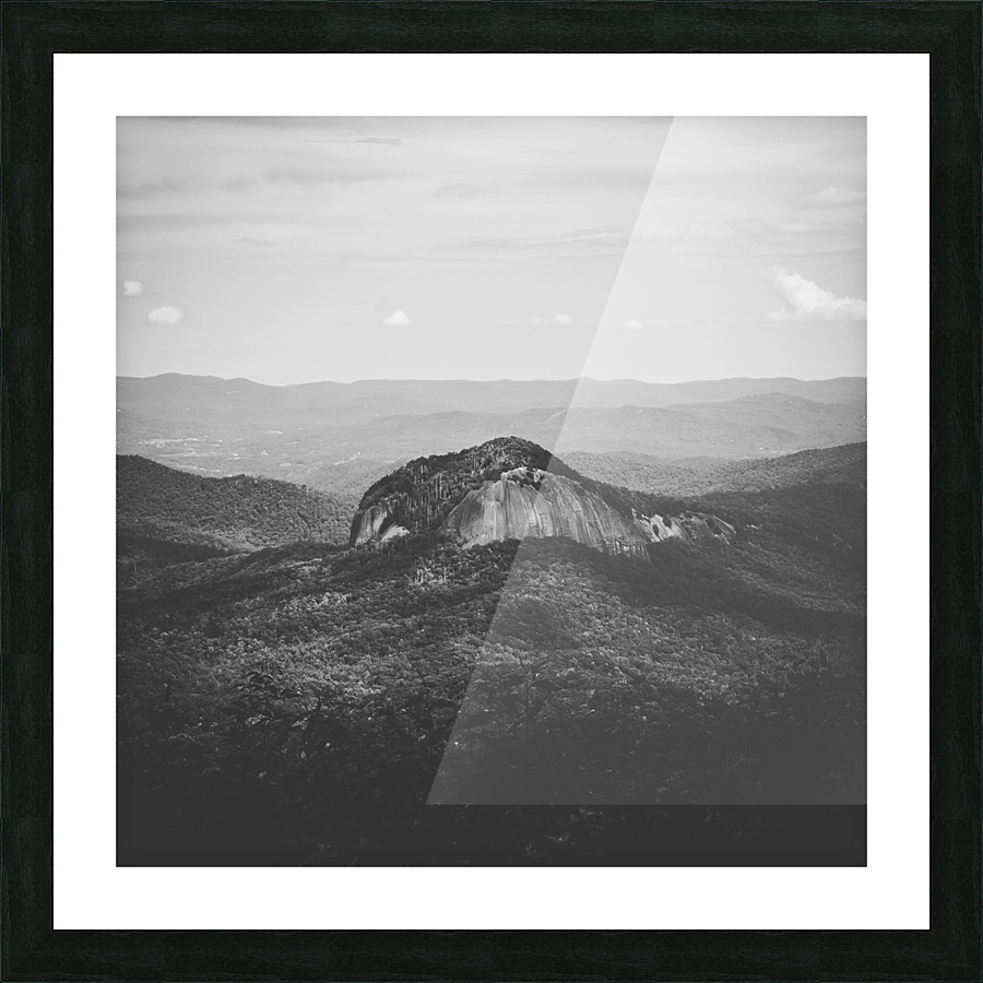 Glassy Mountain  Picture Frame print