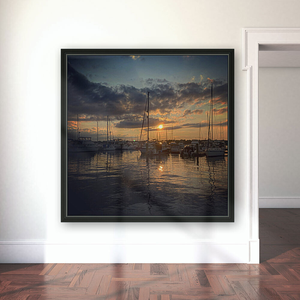 Sailboat Sunset Reproduction