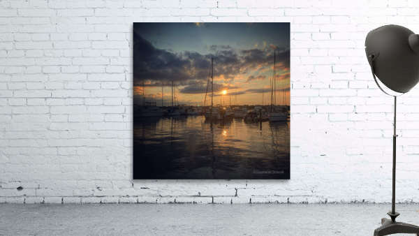 Sailboat Sunset Wall Preview
