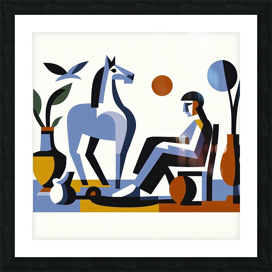 My Horse Picture Frame print
