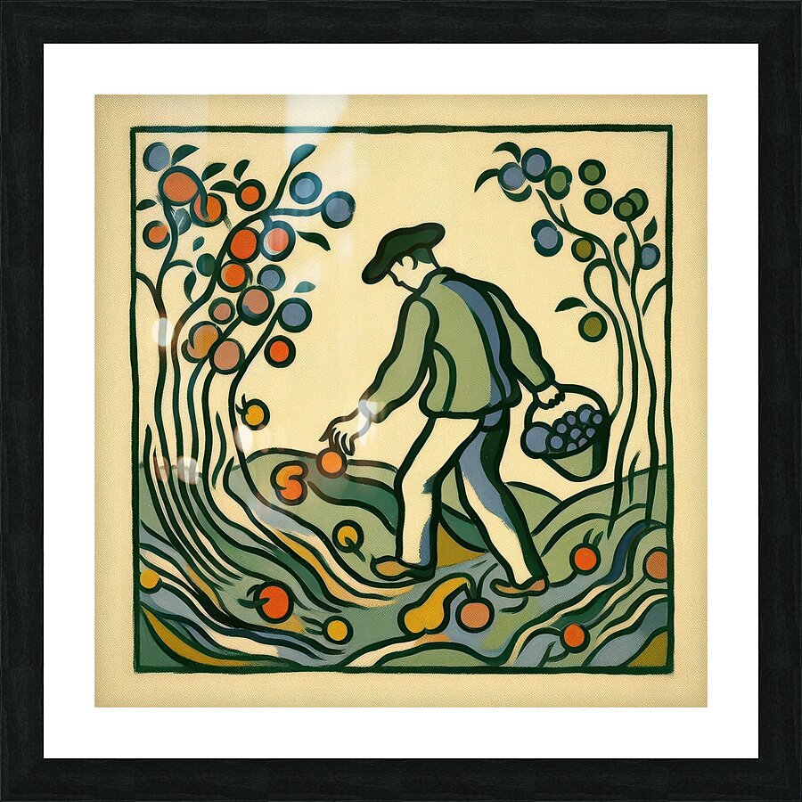 The farmer 2 Picture Frame print