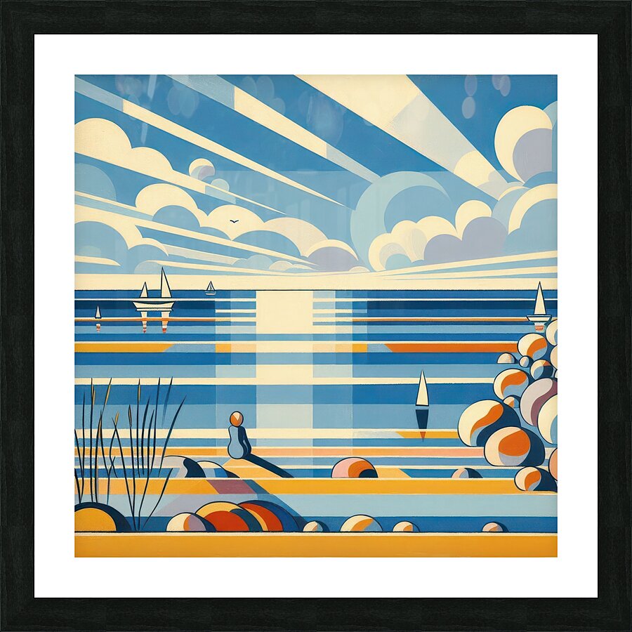 The sea 2 Picture Frame print