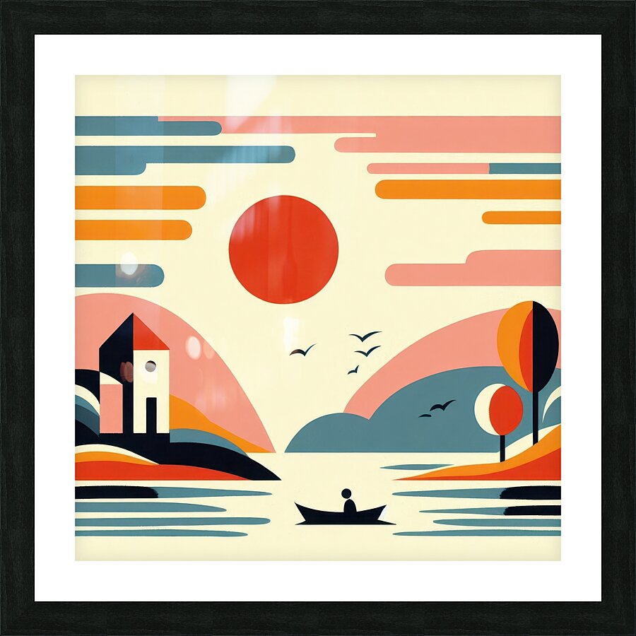 the sea Picture Frame print
