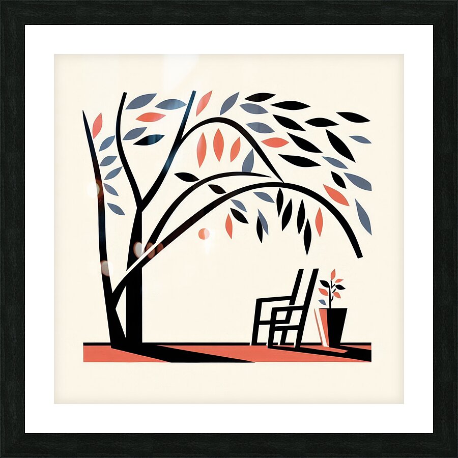 trees Picture Frame print