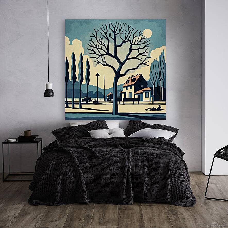 tree on road Reproduction