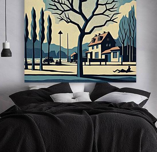 tree on road Reproduction