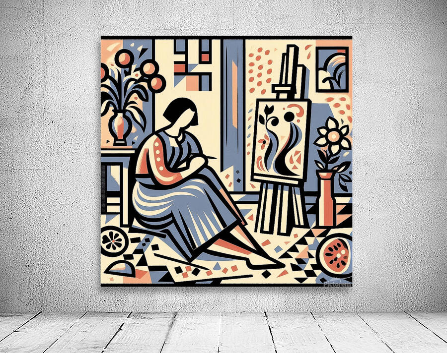 Sitting Alone 1 Wall Preview