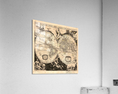 Old world mapa mundi Acrylic Print