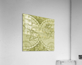 Vintage Mapa Mundi  Acrylic Print