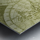 Vintage Mapa Mundi  Metal print