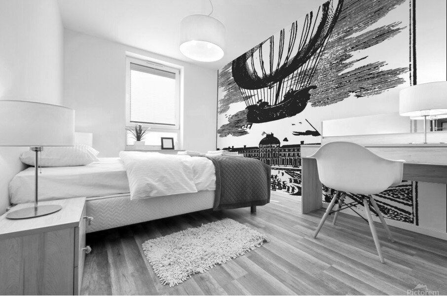 Hot air balloon  Mural print