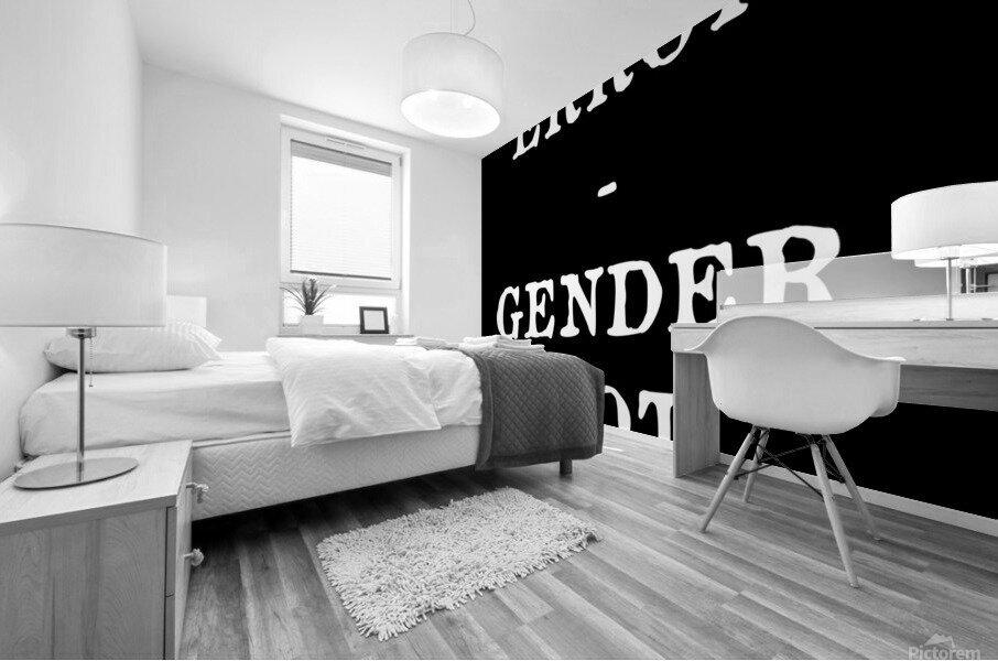 404 error   gender not found Mural print