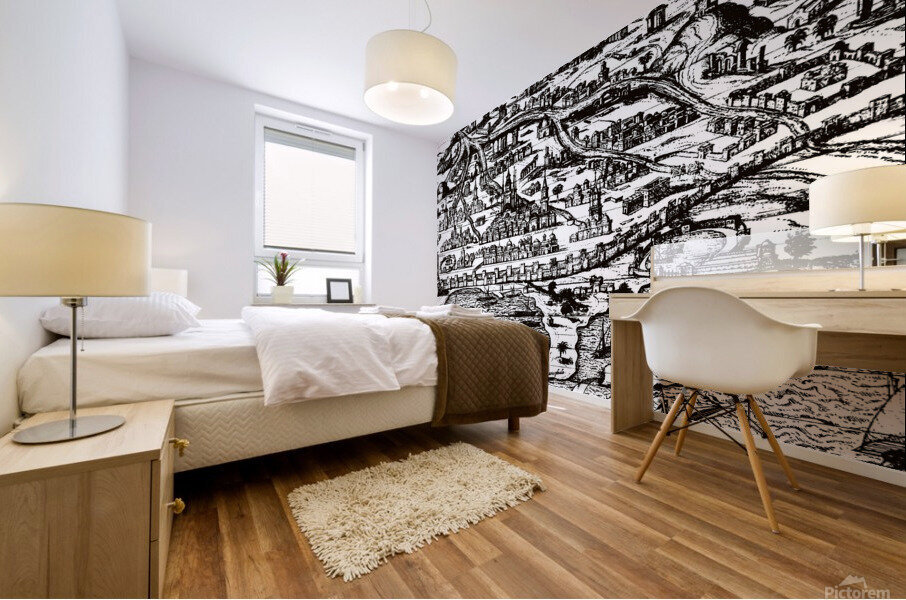 Old civilization Mural print
