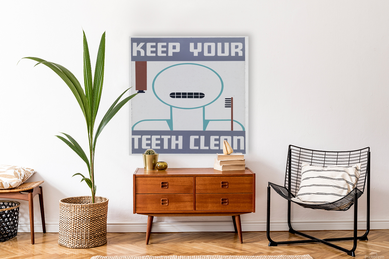 Keep your teeth clean Reproduction