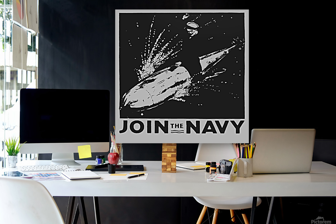 Join the navy - War poster Reproduction