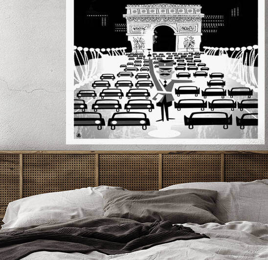 Vintage France Poster - Traffic by Conte Monfrey