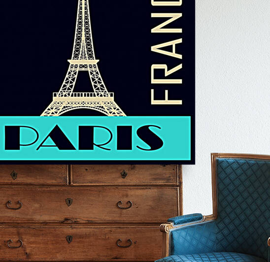 Travel Paris france poster by Conte Monfrey