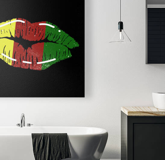 Ethiopian flag kiss by Conte Monfrey