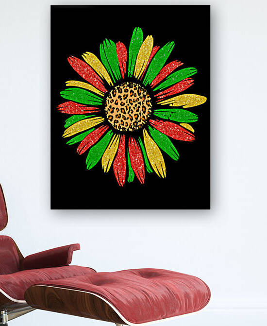 Ethiopian flag sunflower by Conte Monfrey