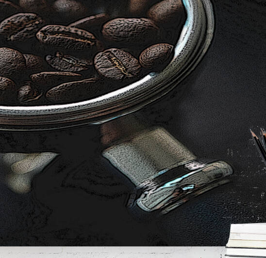 Coffee beans - Caffeine lover by Conte Monfrey