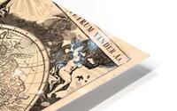 Old world mapa mundi HD Metal print