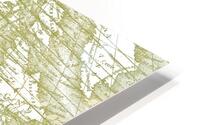 Vintage Americas map HD Metal print