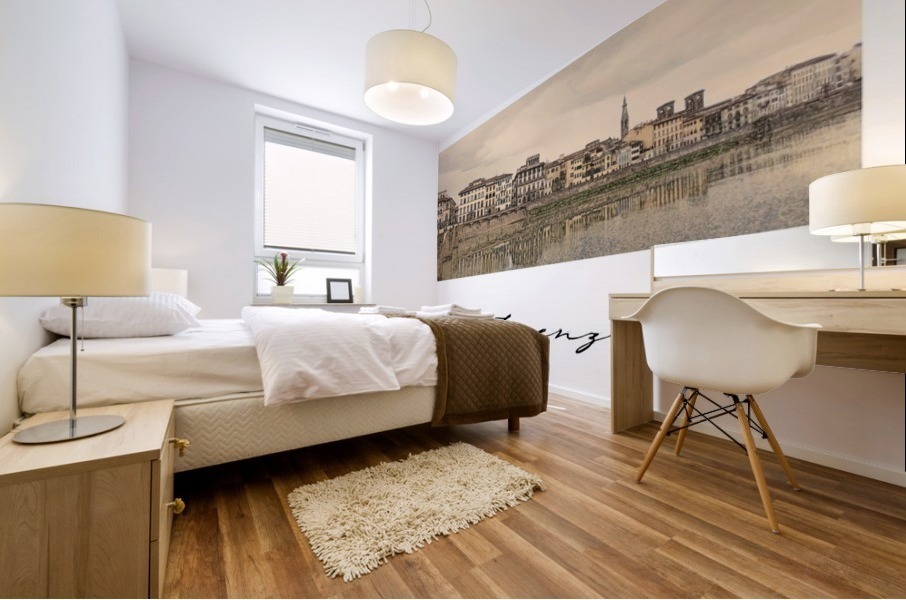 Florence Arno River Mural print