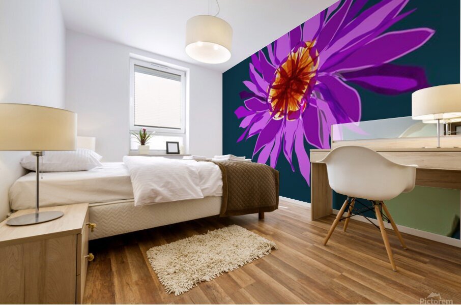 Water Lily Mural print