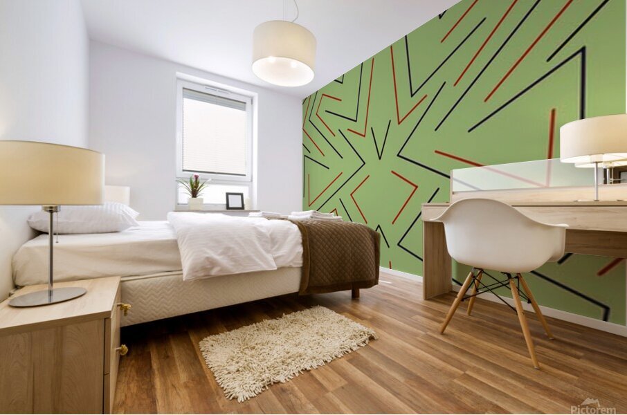 Oxford 2 Jade Mural print