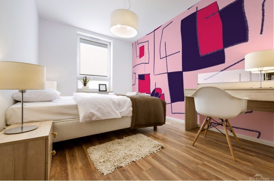 Clusterish 2 TL Mural print
