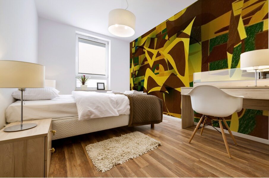 Brown Cow Comp 5 Mural print