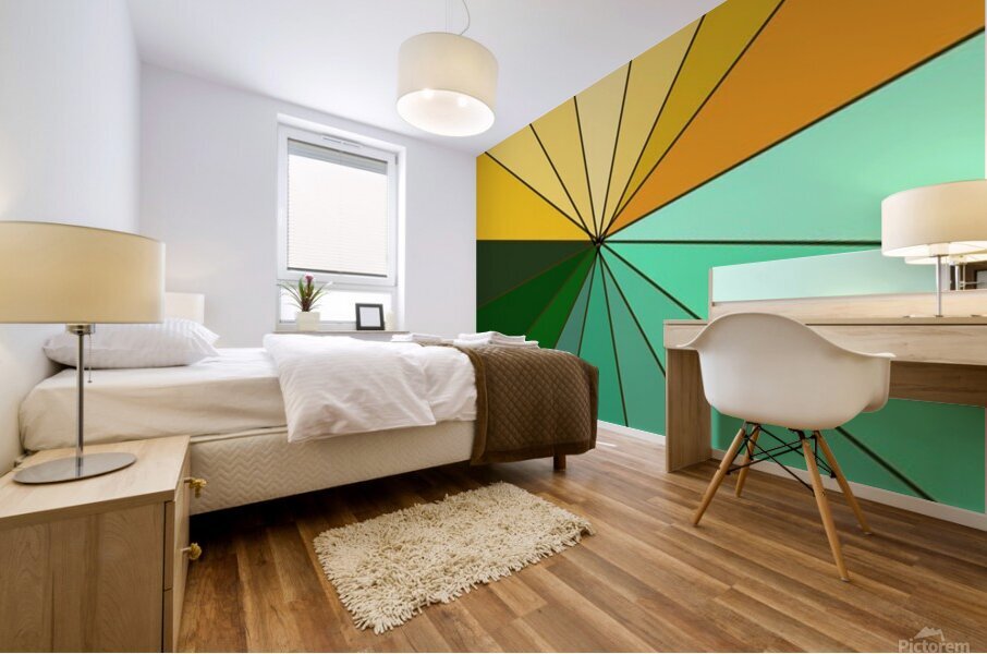 Spinning Around 3 SL Mural print