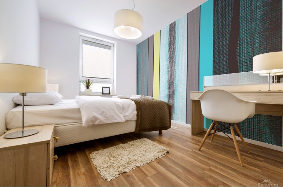 MochaMadness comp stripes 2 TL Mural print