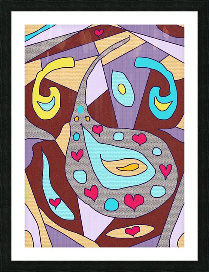 PaisleyFunky TL Picture Frame print