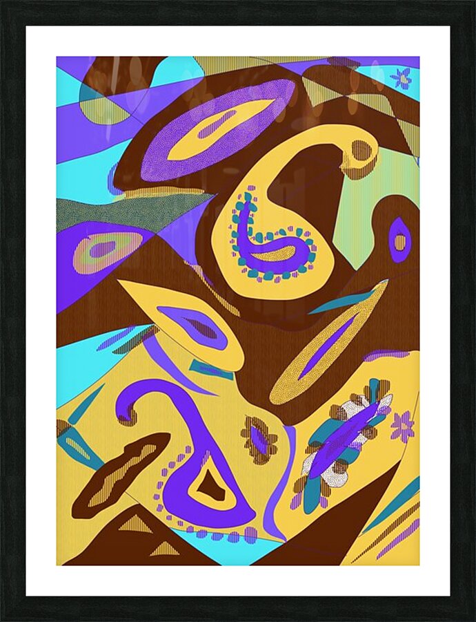 Fun Paisley TL Picture Frame print