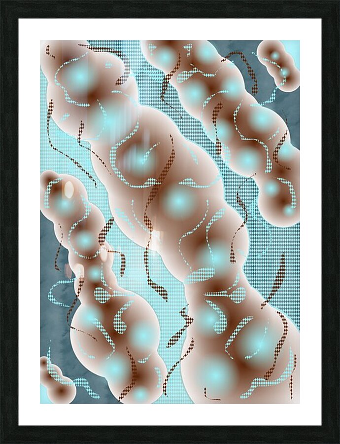 PaisleyBold Complementary 4 Picture Frame print