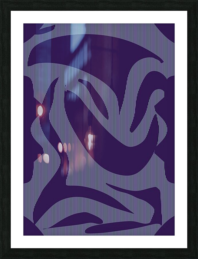 Flowerburst Swirl SL Picture Frame print