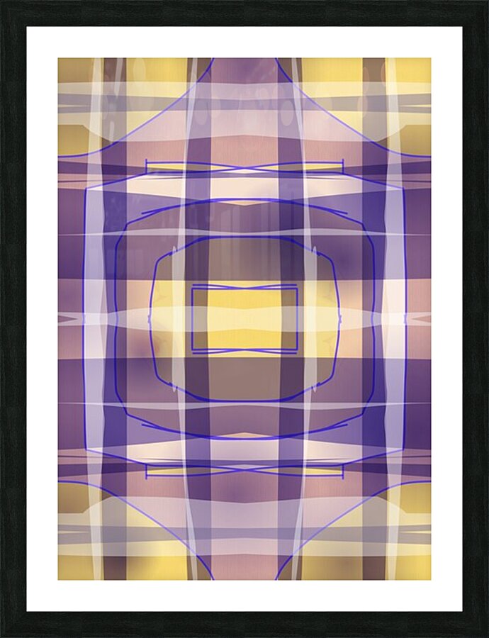 Tracy plaid Picture Frame print